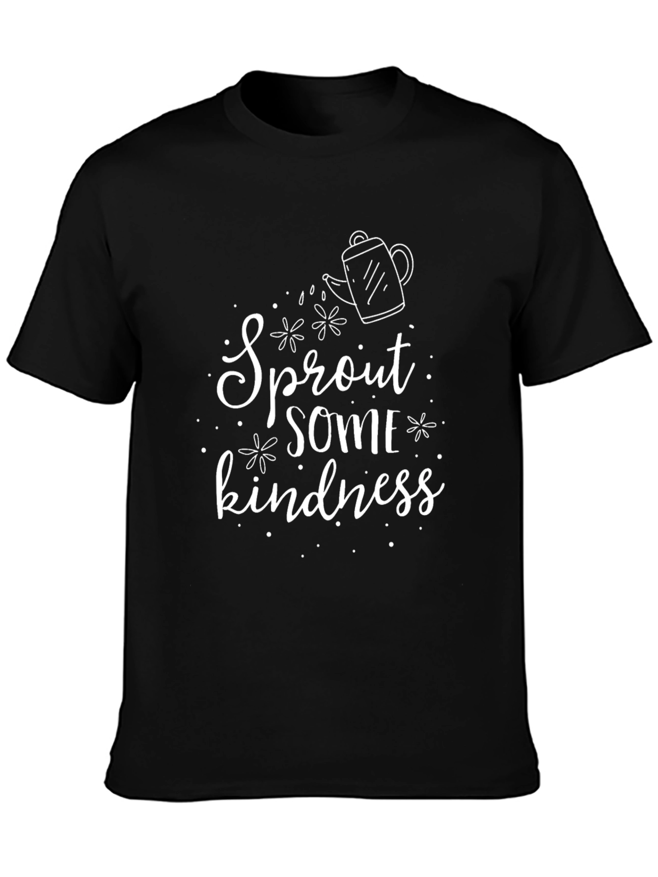 Sprout Kindness Black Graphic Tee
