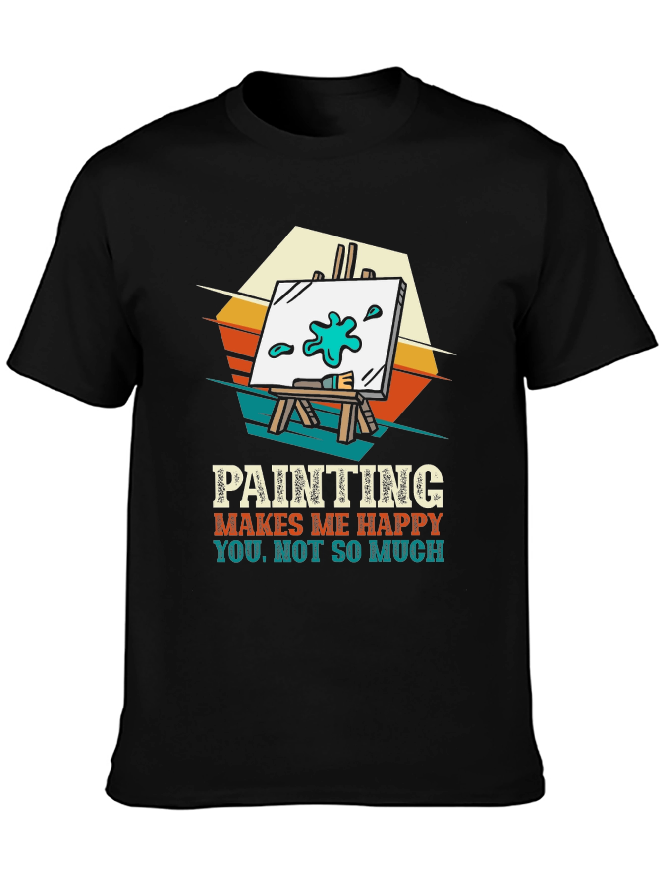 Painting Makes Me Happy Graphic Tee
