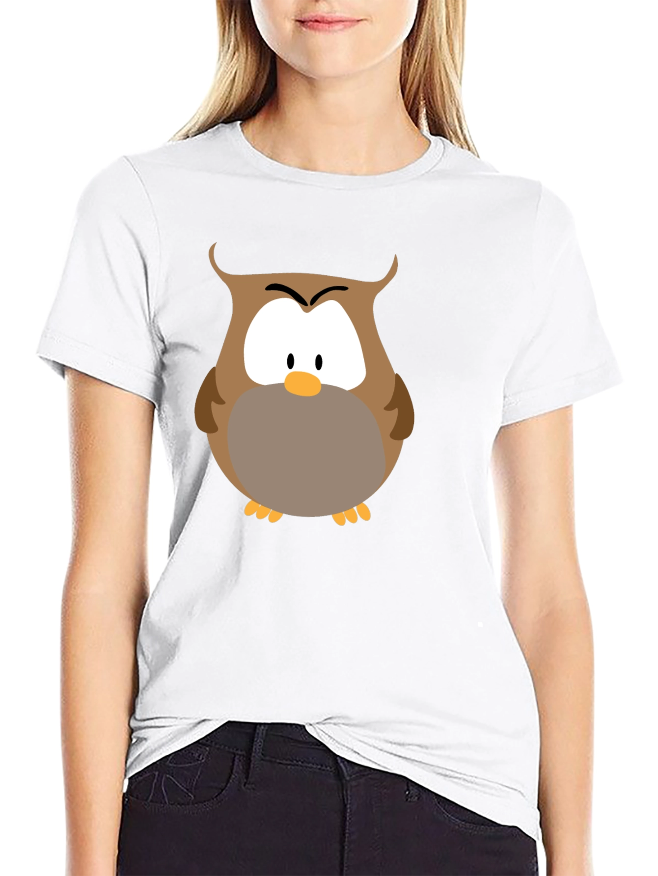Owl Graphic T-Shirt - Soft Cotton Blend