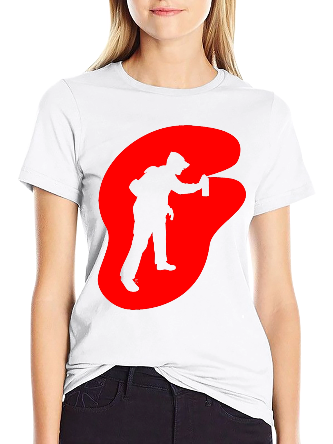 Graffiti Artist Graphic Tee - Black Cotton T-Shirt