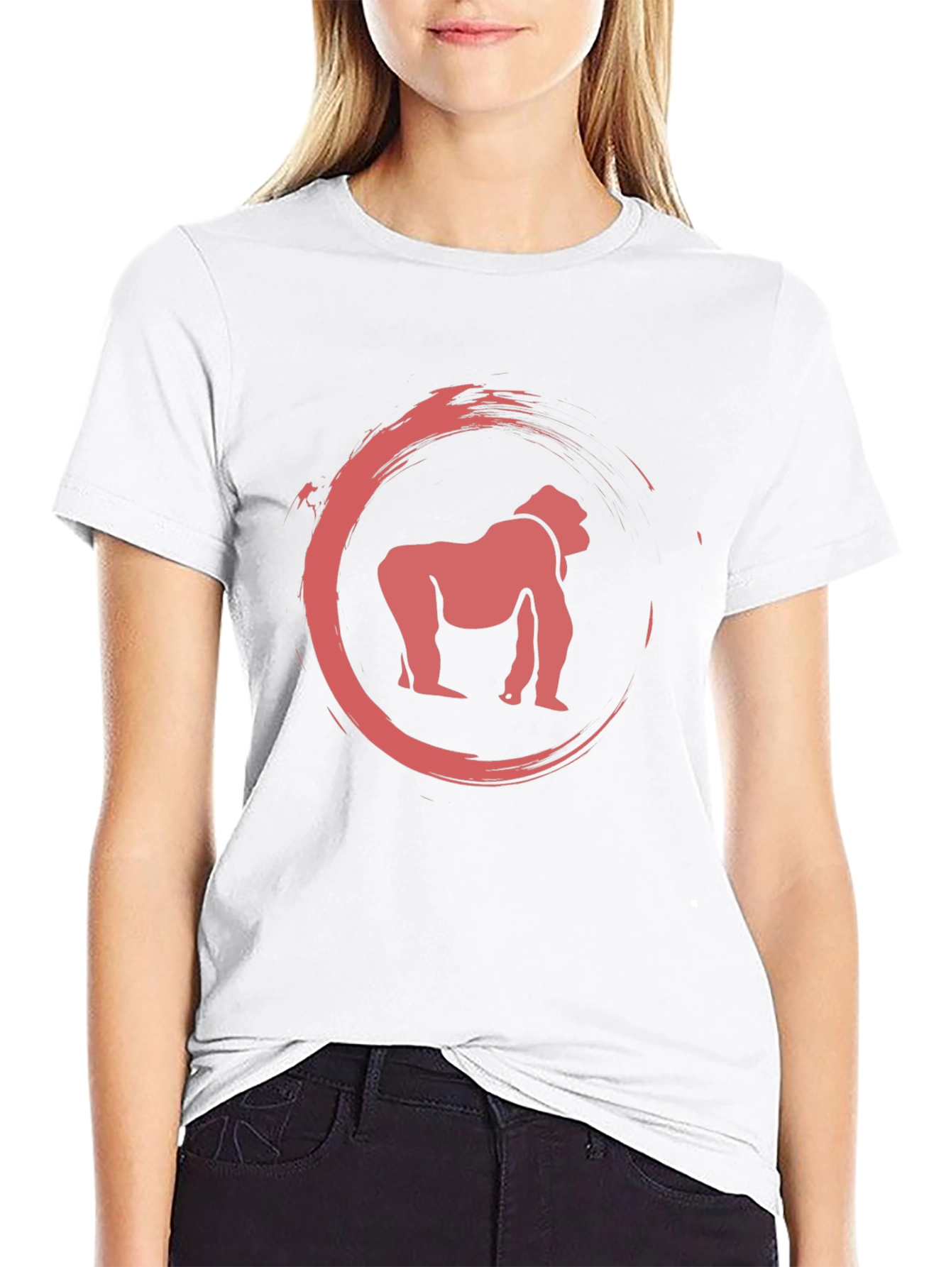 Gorilla Graphic Tee - Mens Casual Black T-Shirt