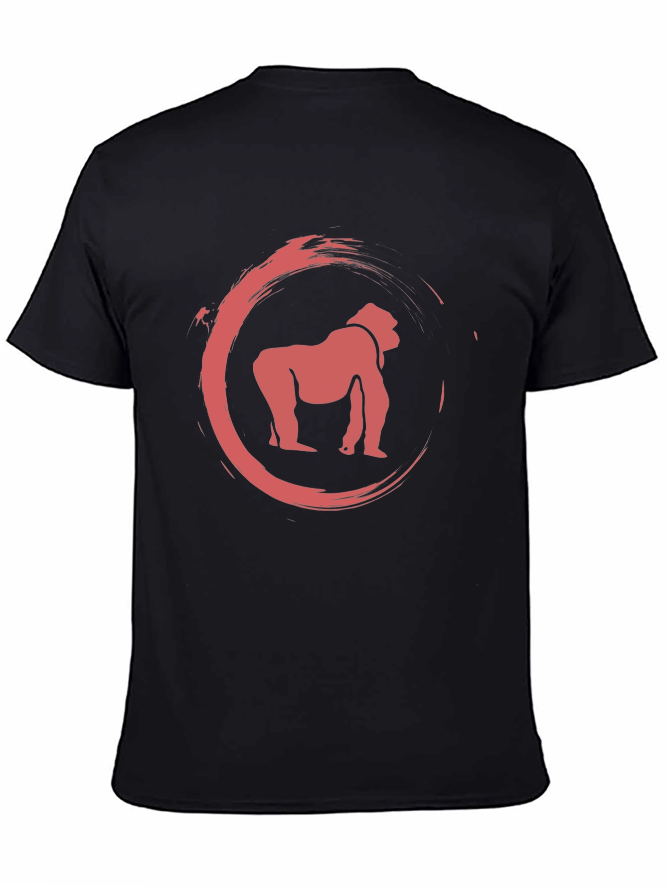 Gorilla Graphic Tee - Mens Casual Black T-Shirt