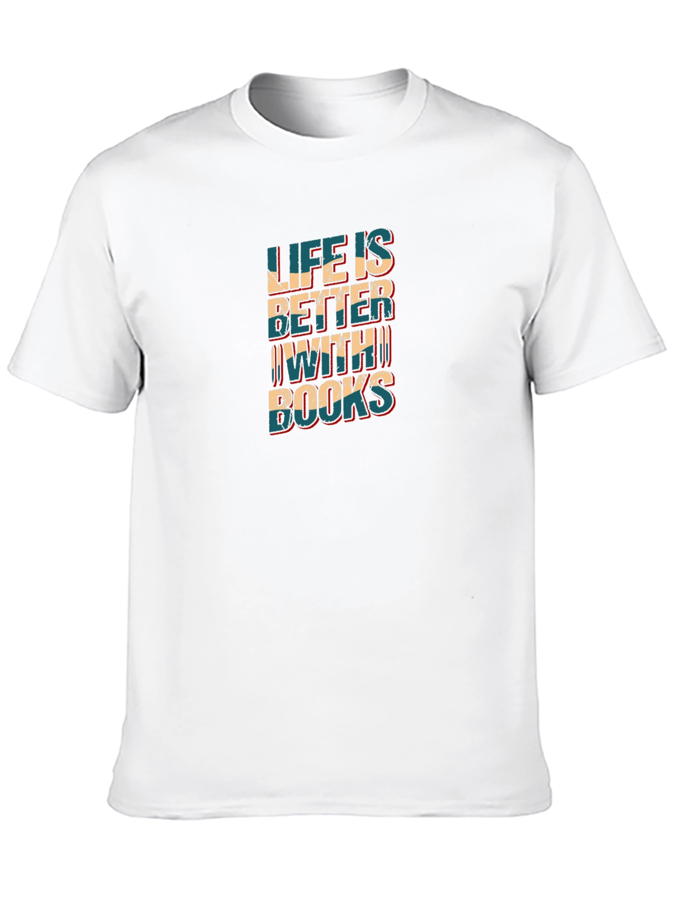 Life is Better With Books Black T-Shirt