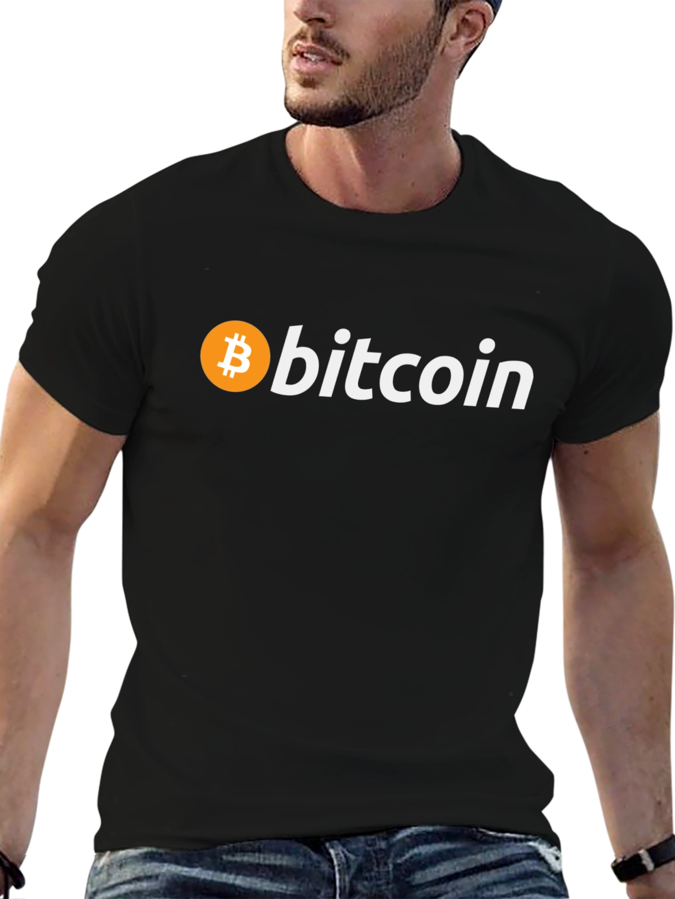 Bitcoin Logo Graphic Tee - Crypto Enthusiast Apparel