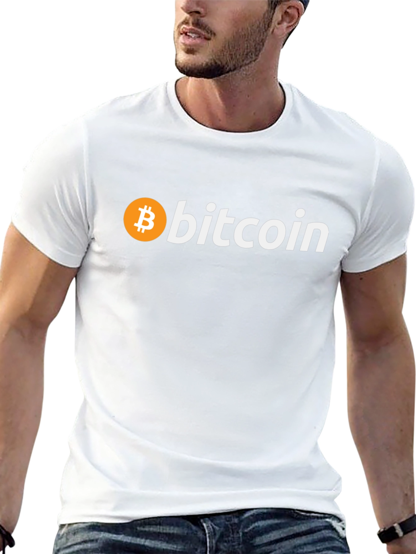Bitcoin Logo Graphic Tee - Crypto Enthusiast Apparel
