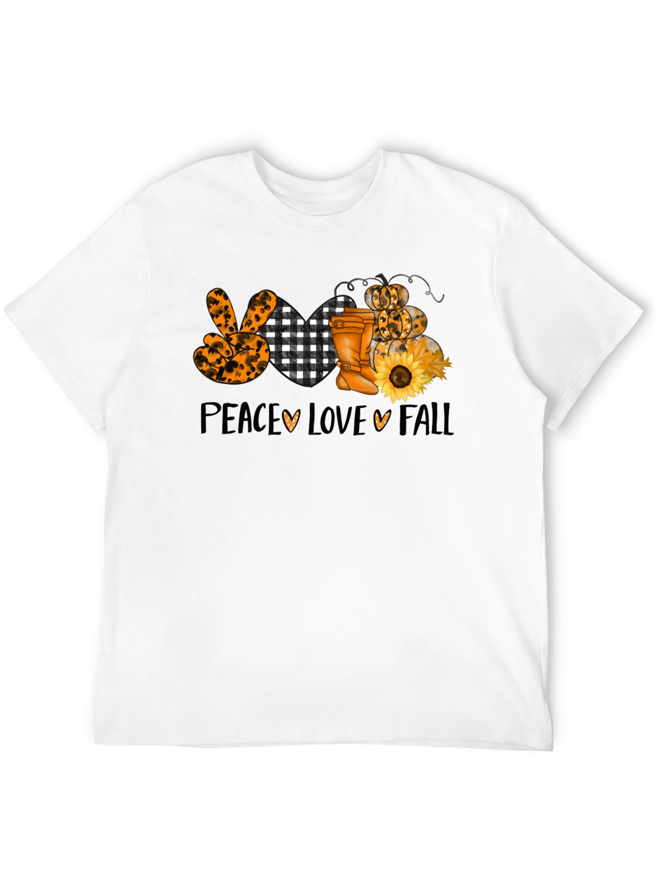 Peace Love Fall Graphic Tee