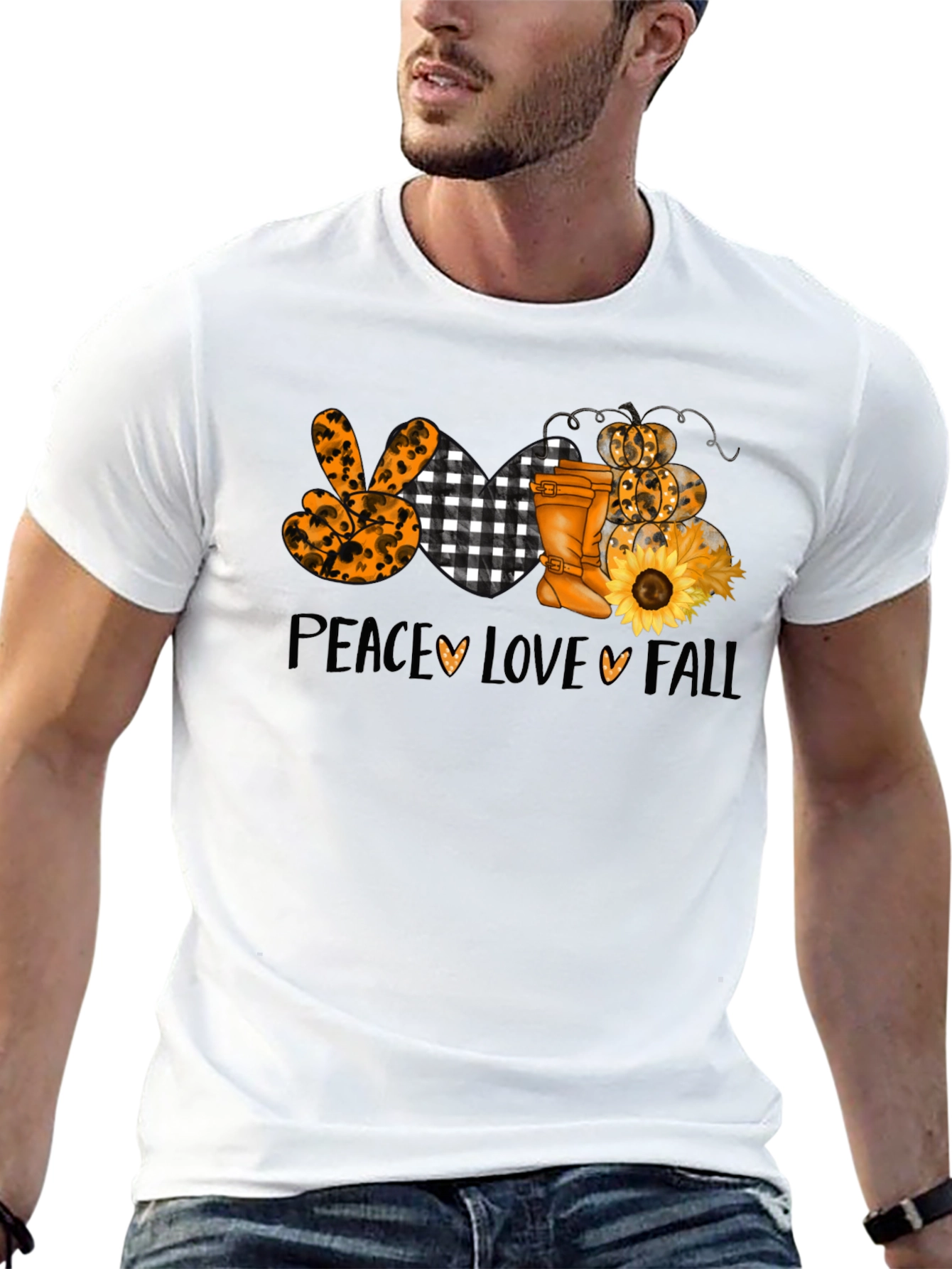 Peace Love Fall Graphic Tee