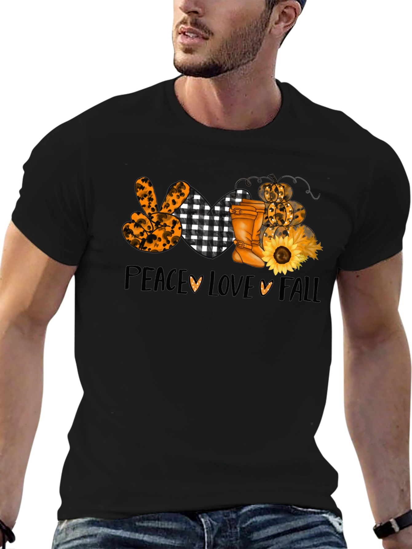 Peace Love Fall Graphic Tee