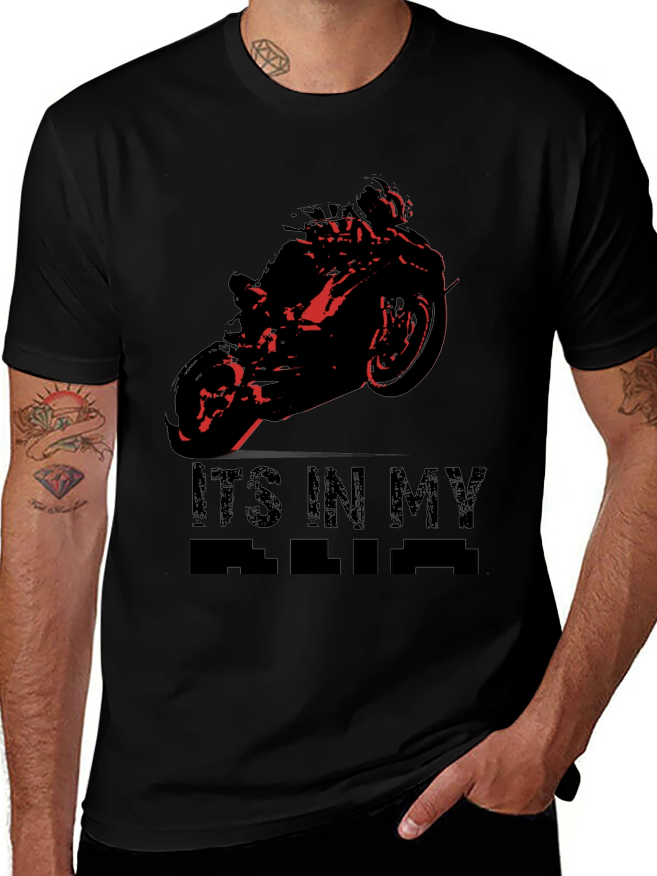 Motorcycle T-Shirt - Its In My Blood