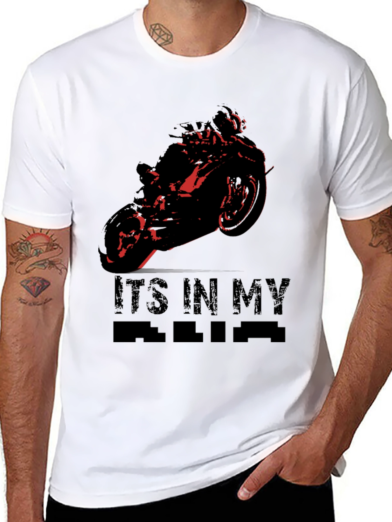Motorcycle T-Shirt - Its In My Blood
