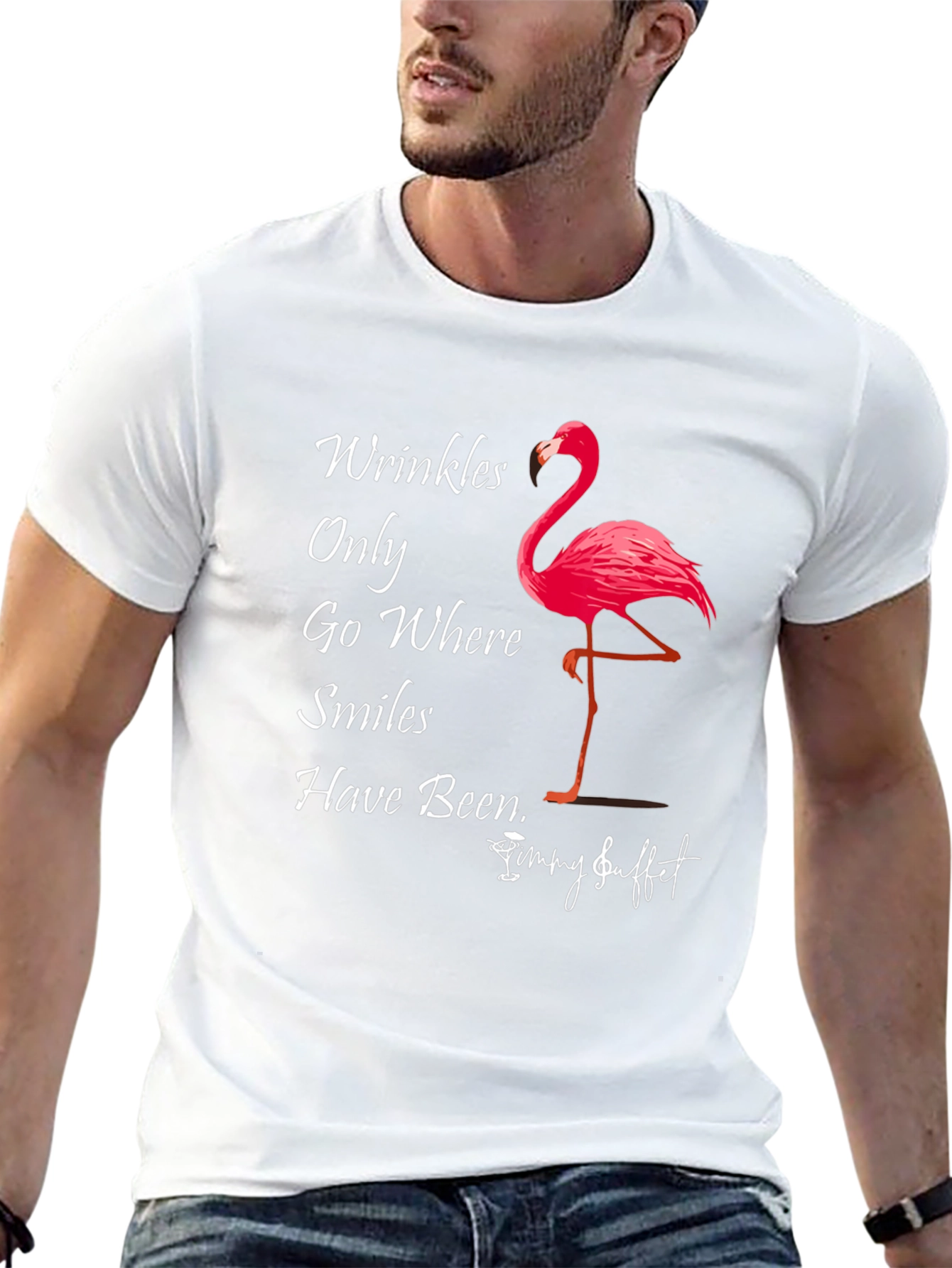 Wrinkles Only Go Where Smiles Have Been T-Shirt