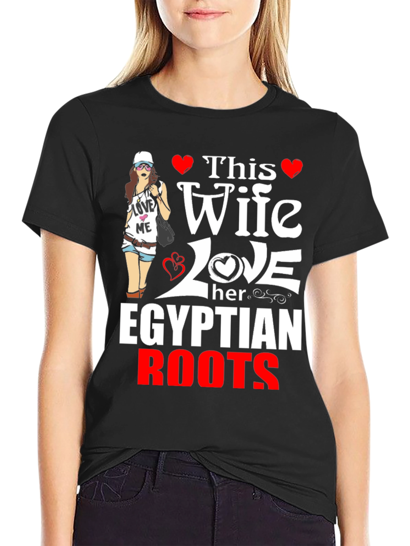 Egyptian Roots Wife T-Shirt