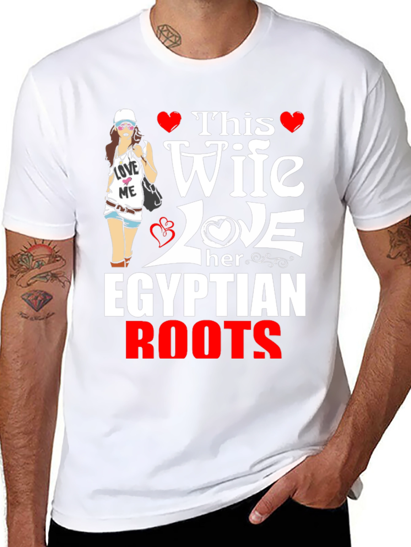 Egyptian Roots Wife T-Shirt