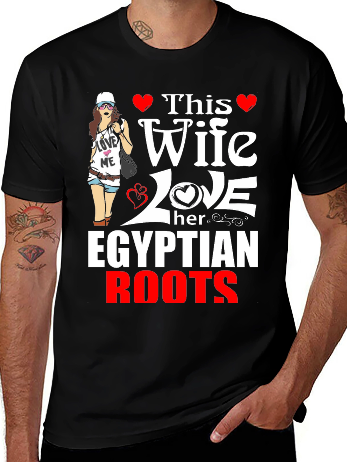 Egyptian Roots Wife T-Shirt
