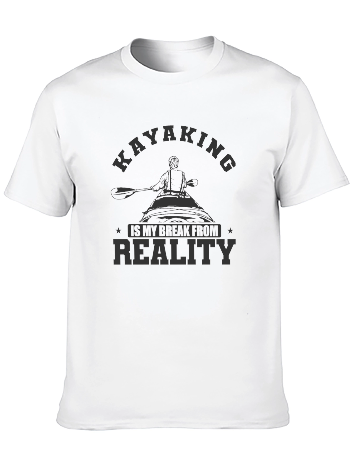 Kayaking is My Break From Reality Graphic T-Shirt