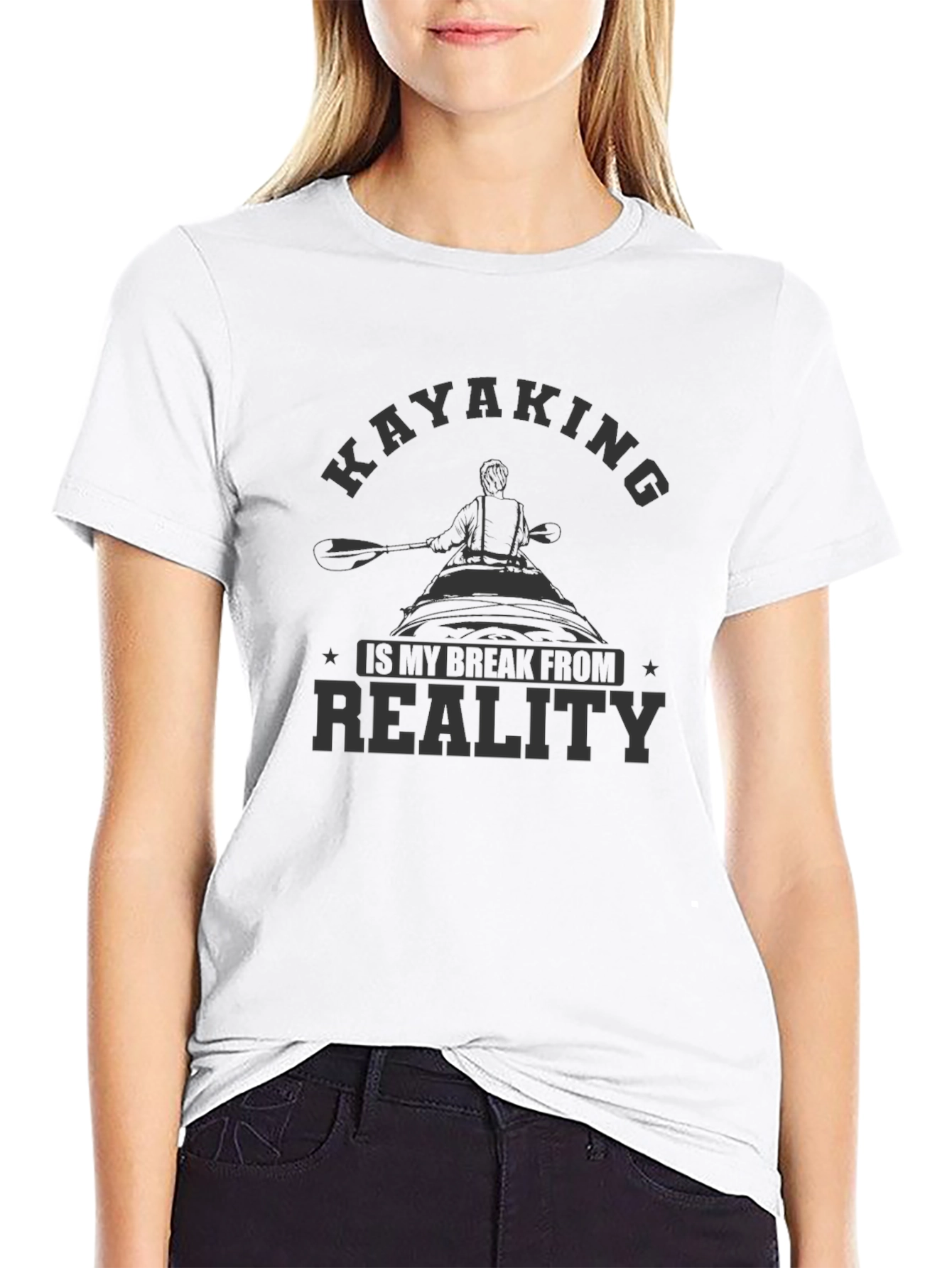 Kayaking is My Break From Reality Graphic T-Shirt