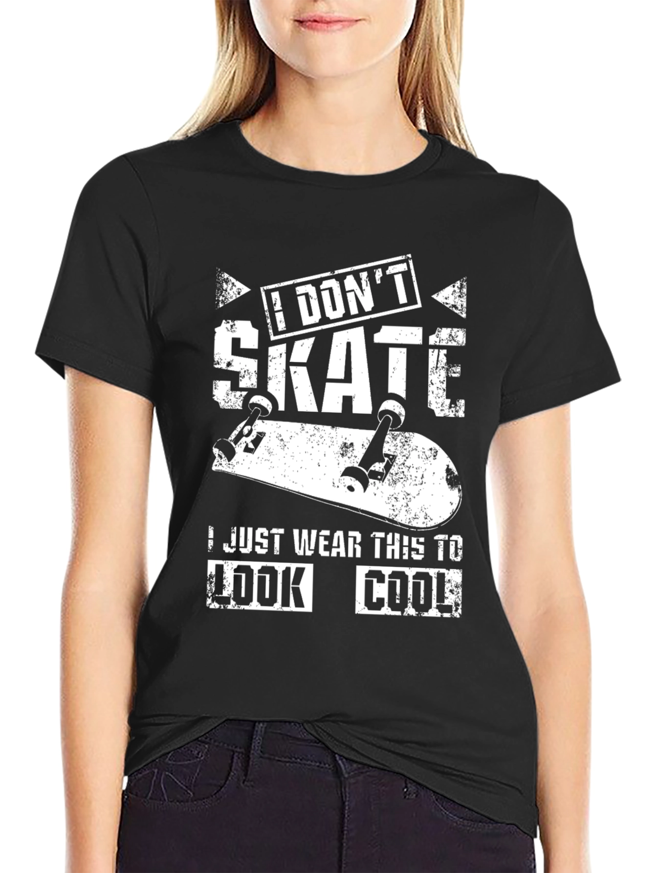 I Dont Skate T-Shirt - Humorous Graphic Tee