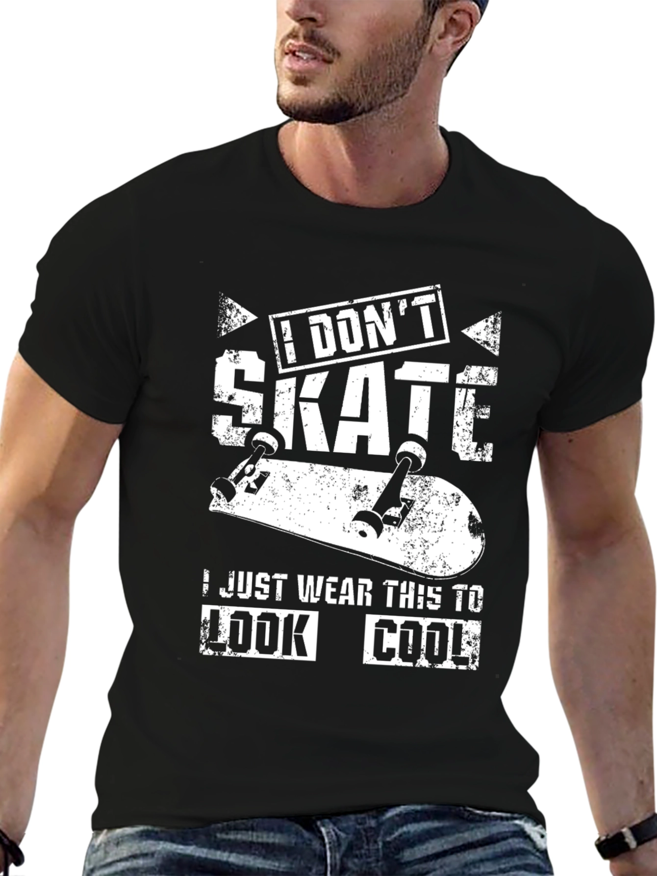 I Dont Skate T-Shirt - Humorous Graphic Tee