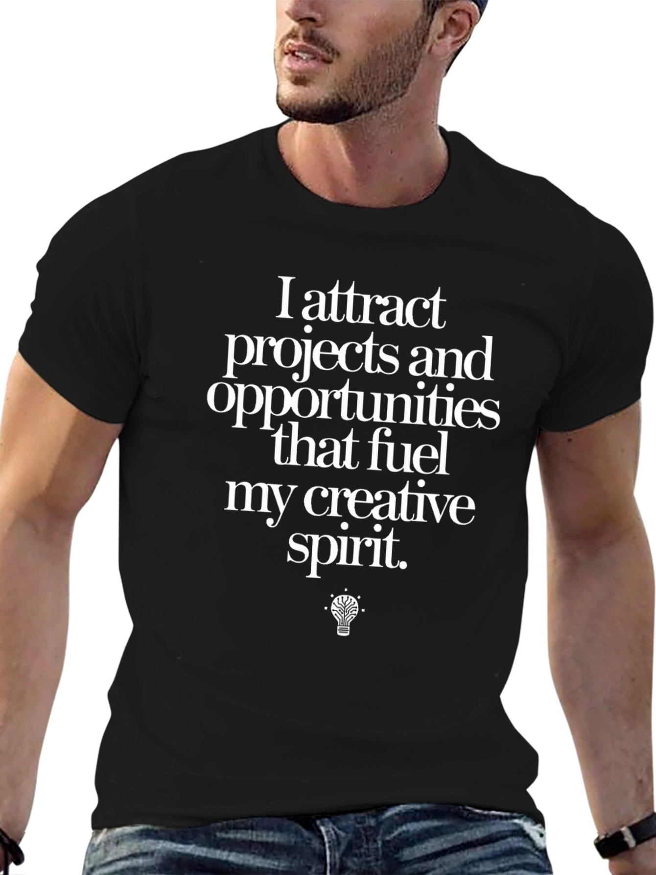 Creative Spirit Black T-Shirt