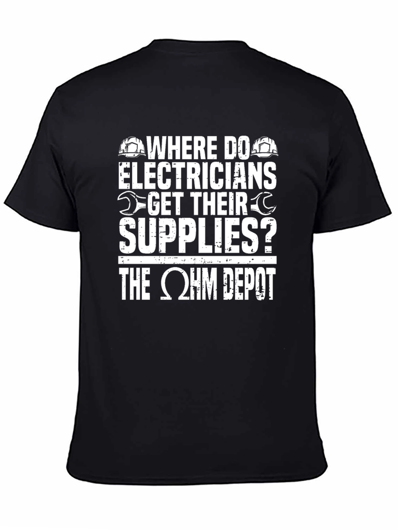 Electrician Supplies T-Shirt - Ohm Depot Humor Tee