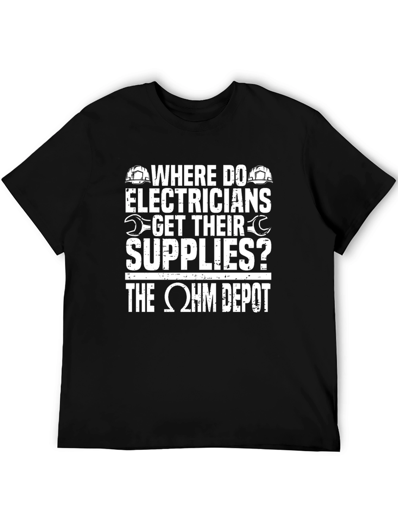 Electrician Supplies T-Shirt - Ohm Depot Humor Tee