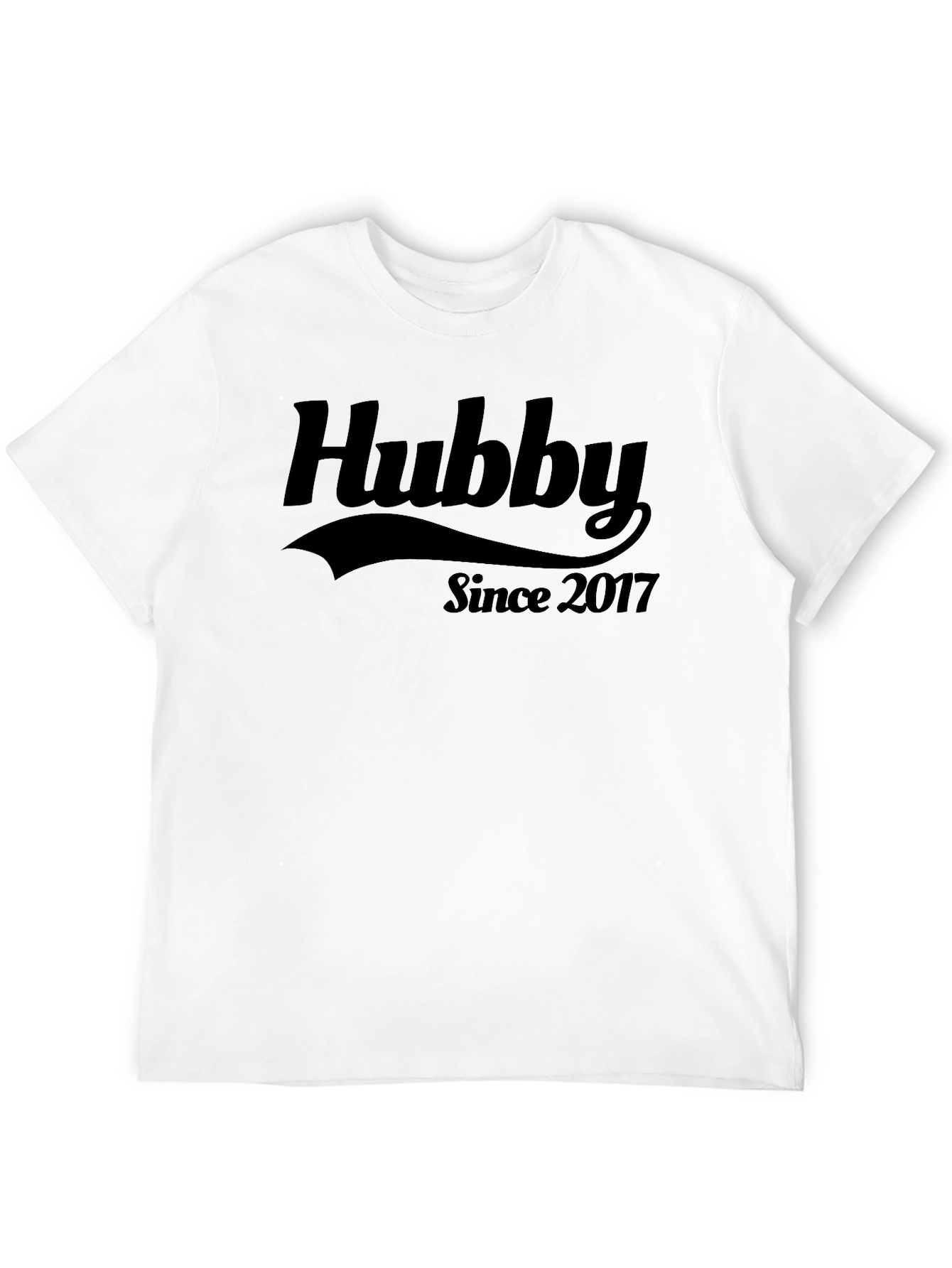 Hubby Since 2017 Graphic Tee - Perfect Anniversary Gift