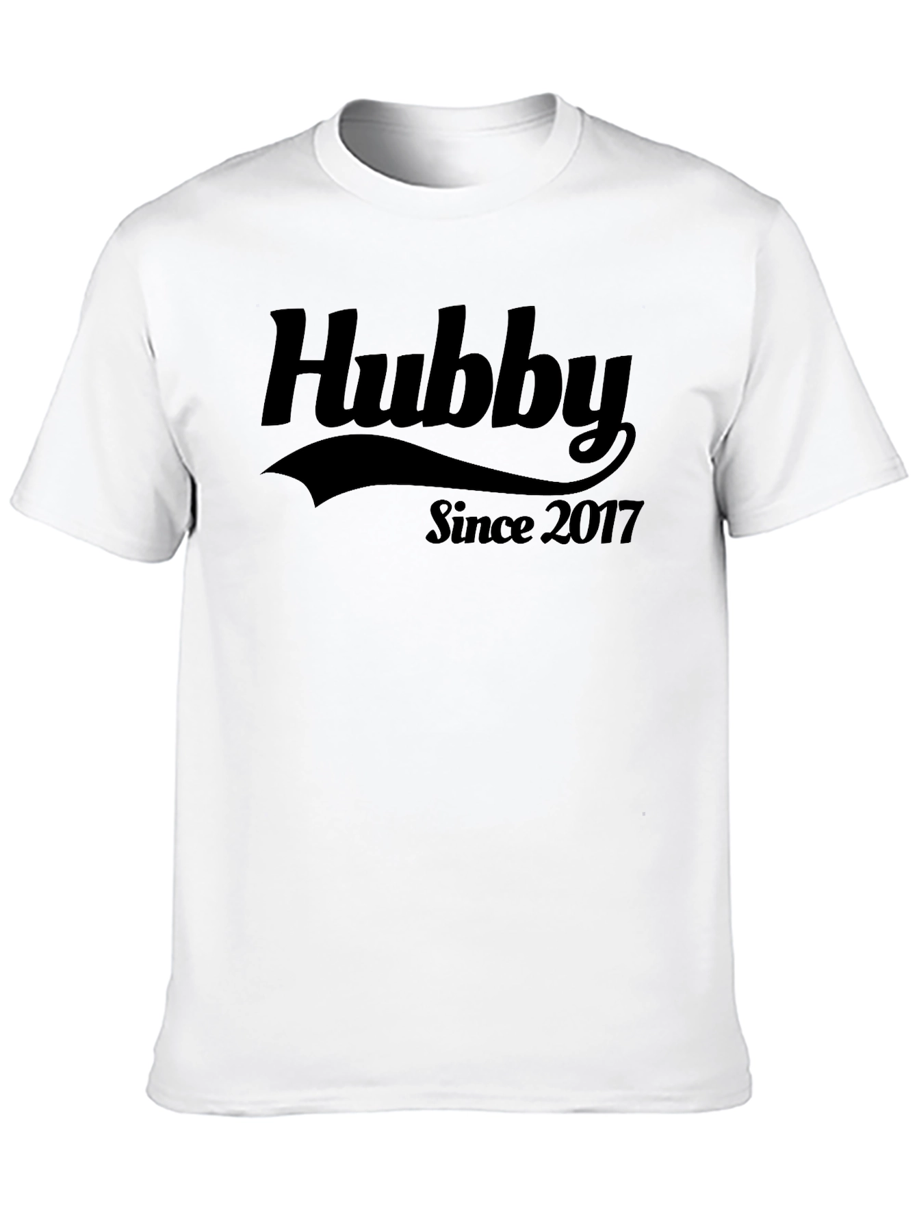 Hubby Since 2017 Graphic Tee - Perfect Anniversary Gift