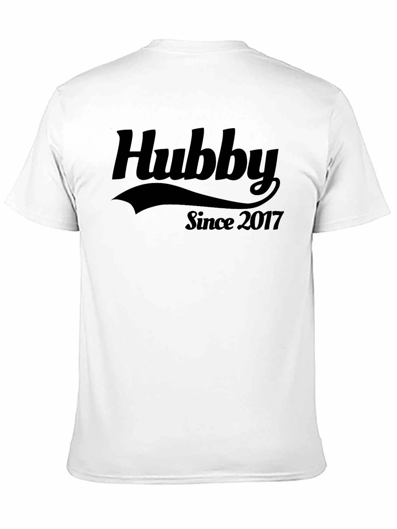 Hubby Since 2017 Graphic Tee - Perfect Anniversary Gift