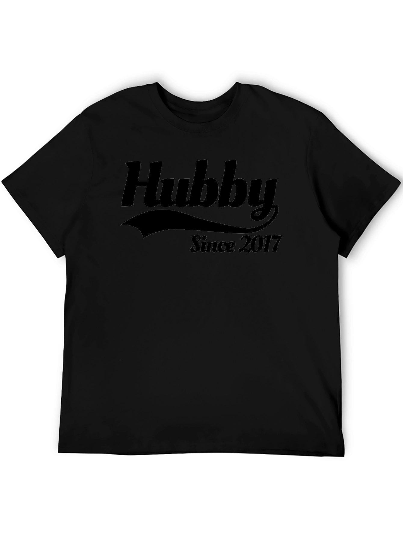 Hubby Since 2017 Graphic Tee - Perfect Anniversary Gift
