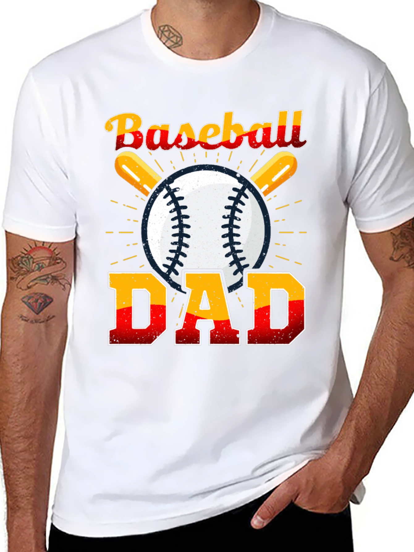 Baseball Dad Graphic T-Shirt