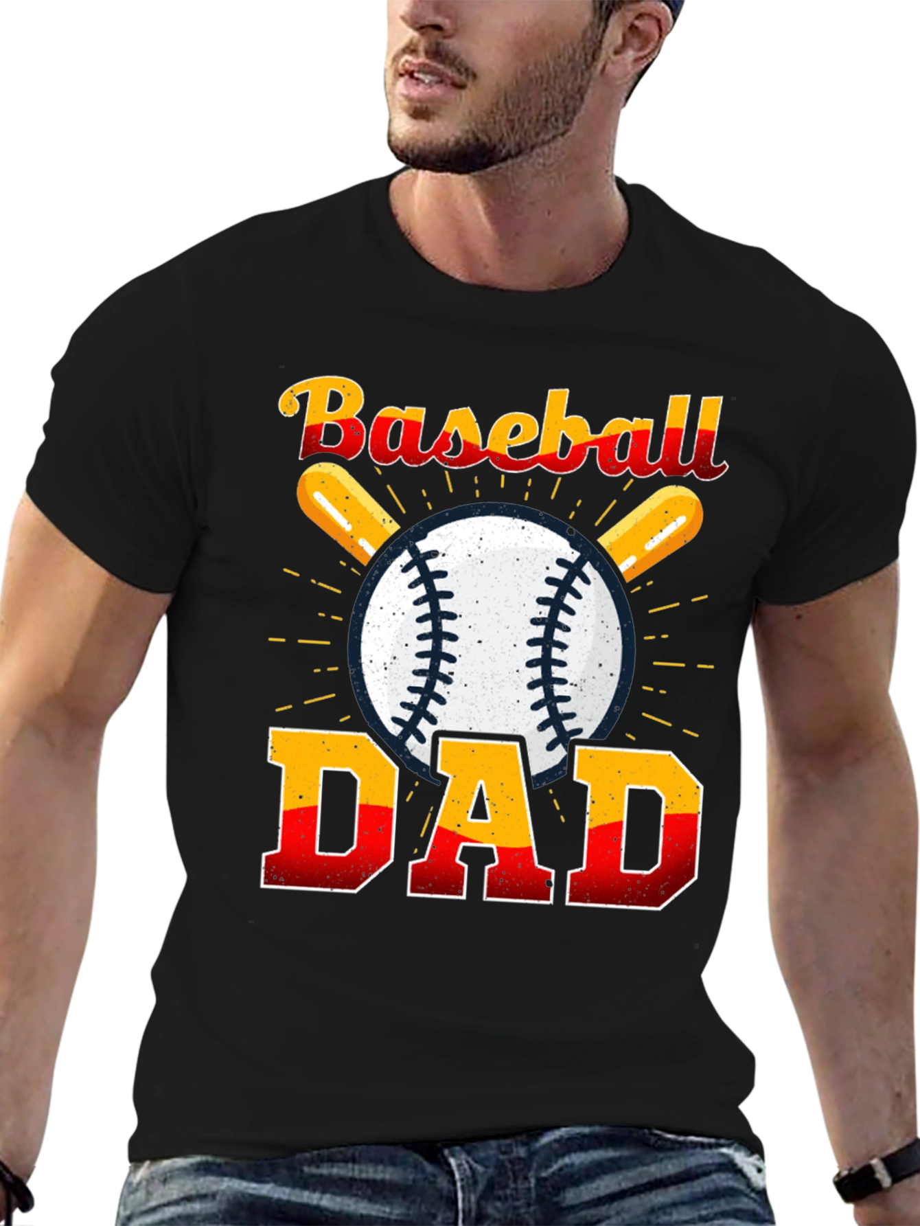 Baseball Dad Graphic T-Shirt