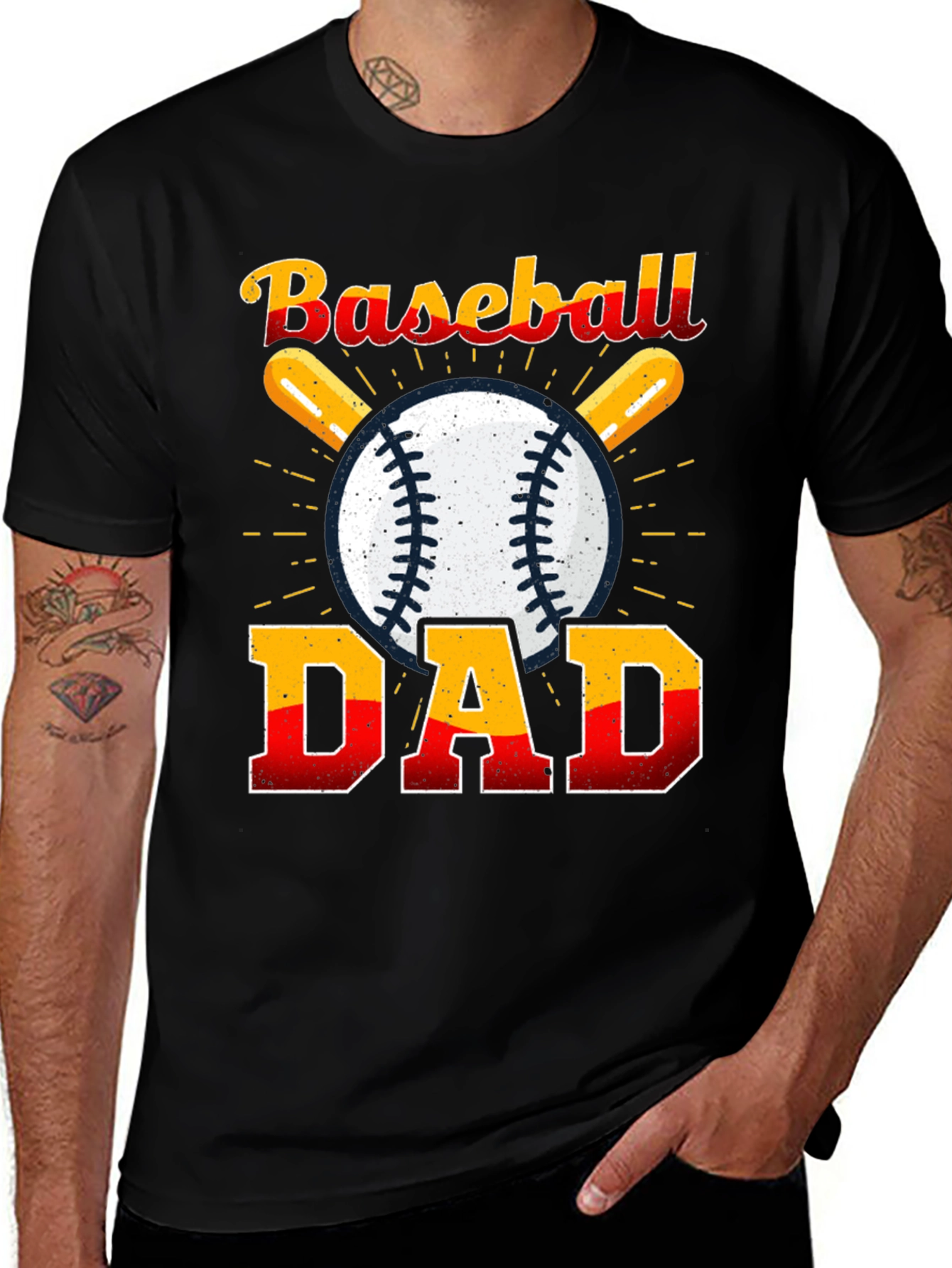 Baseball Dad Graphic T-Shirt