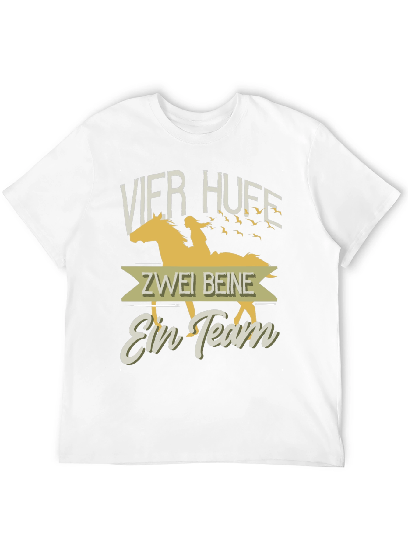 Horse & Rider Team T-Shirt - Equestrian Style