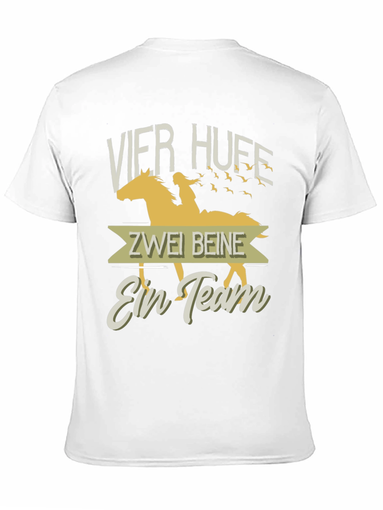 Horse & Rider Team T-Shirt - Equestrian Style