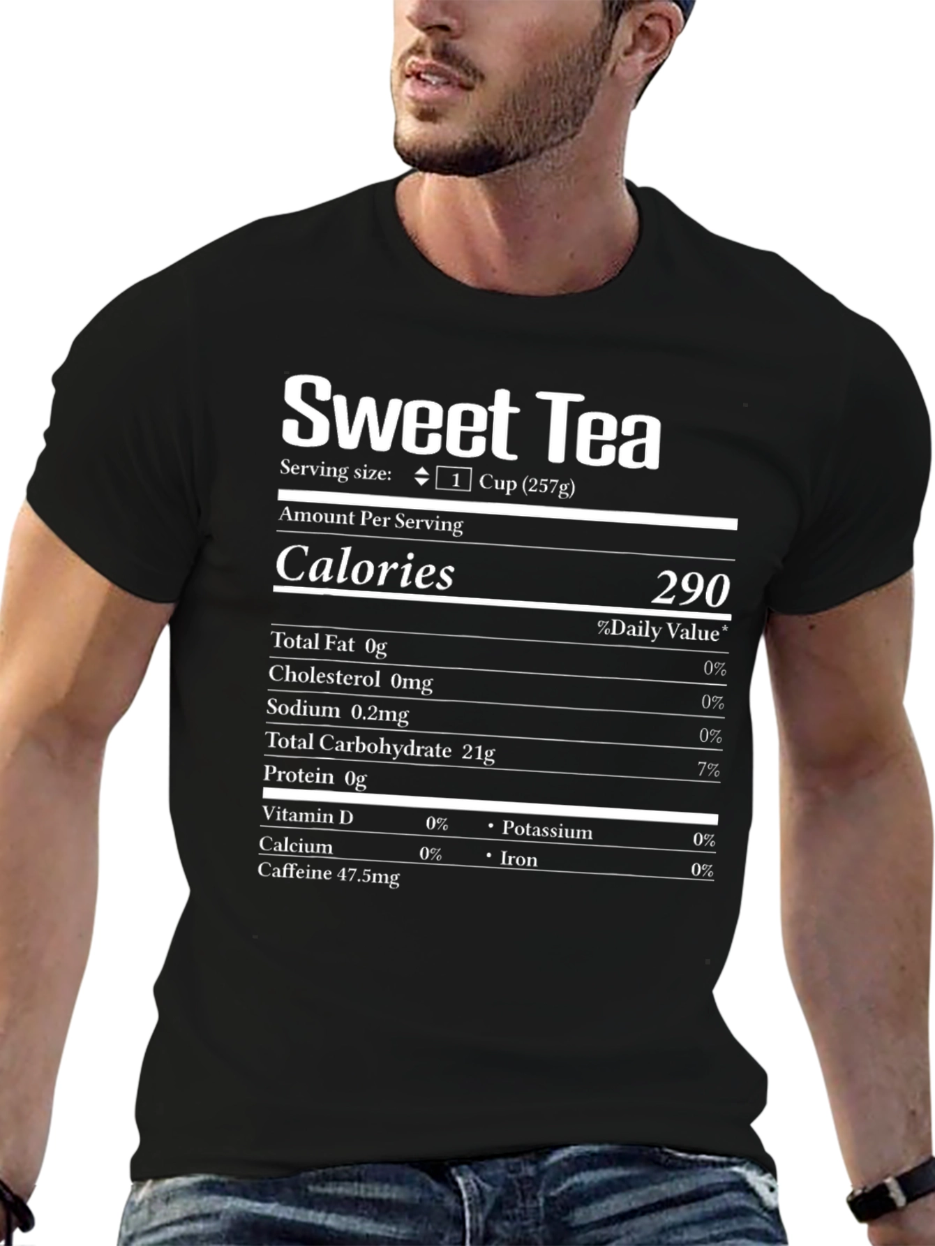 Sweet Tea Nutrition Facts T-Shirt