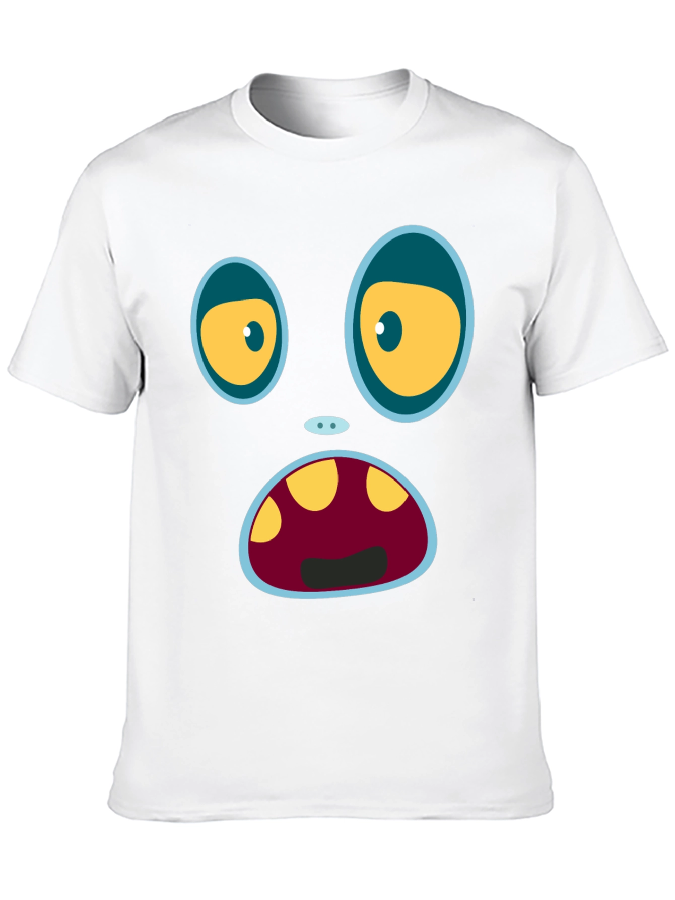 Monster Face Graphic T-Shirt | Unique Fun Design
