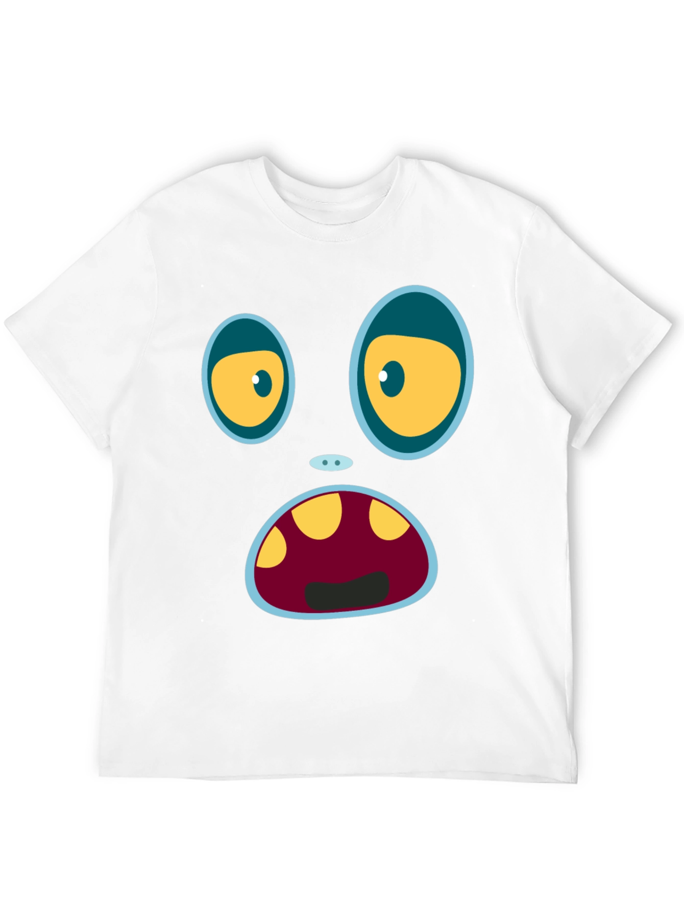 Monster Face Graphic T-Shirt | Unique Fun Design