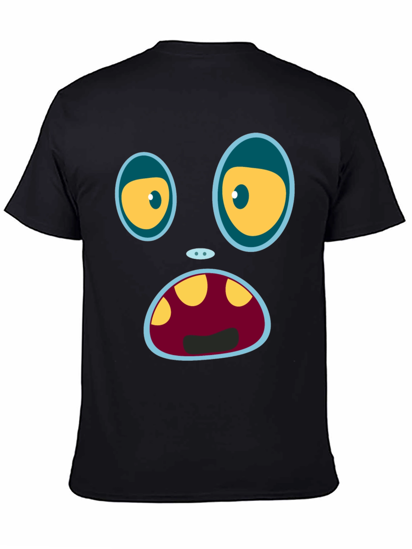 Monster Face Graphic T-Shirt | Unique Fun Design
