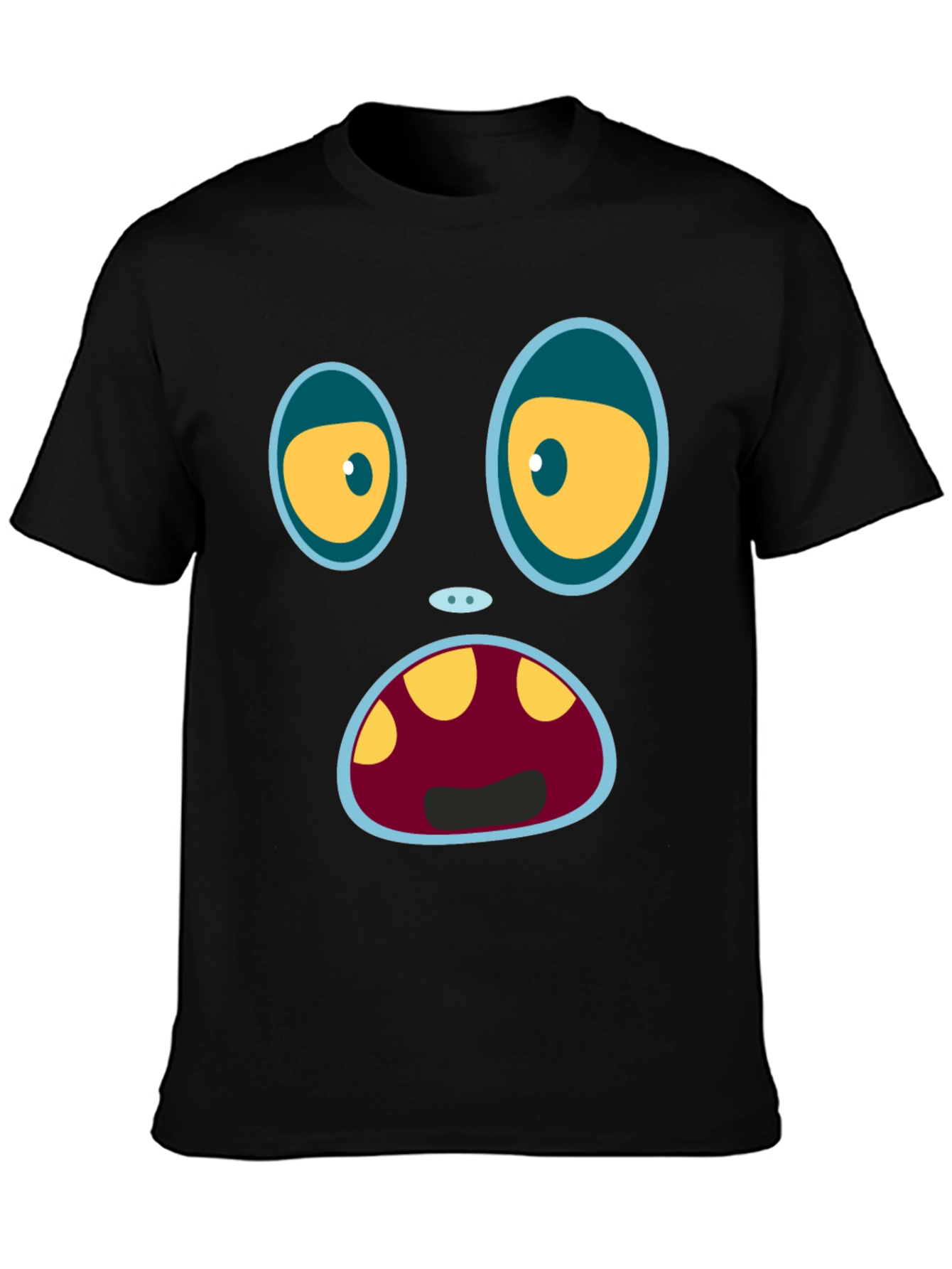 Monster Face Graphic T-Shirt | Unique Fun Design