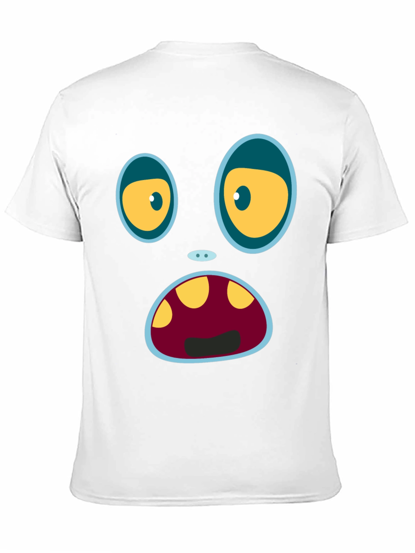 Monster Face Graphic T-Shirt | Unique Fun Design