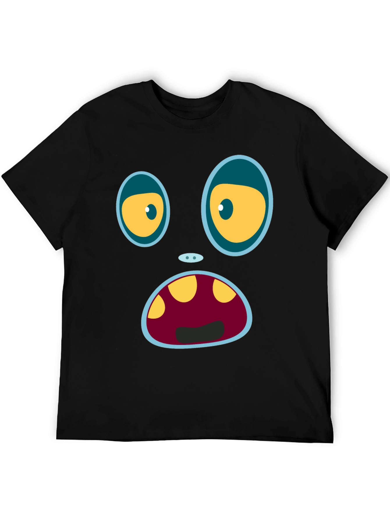 Monster Face Graphic T-Shirt | Unique Fun Design