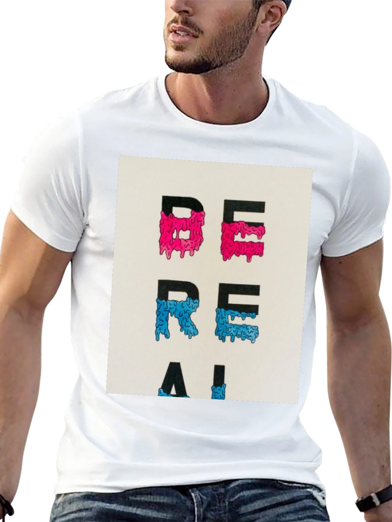 Be Real Graphic Tee - Trendy Casual Wear