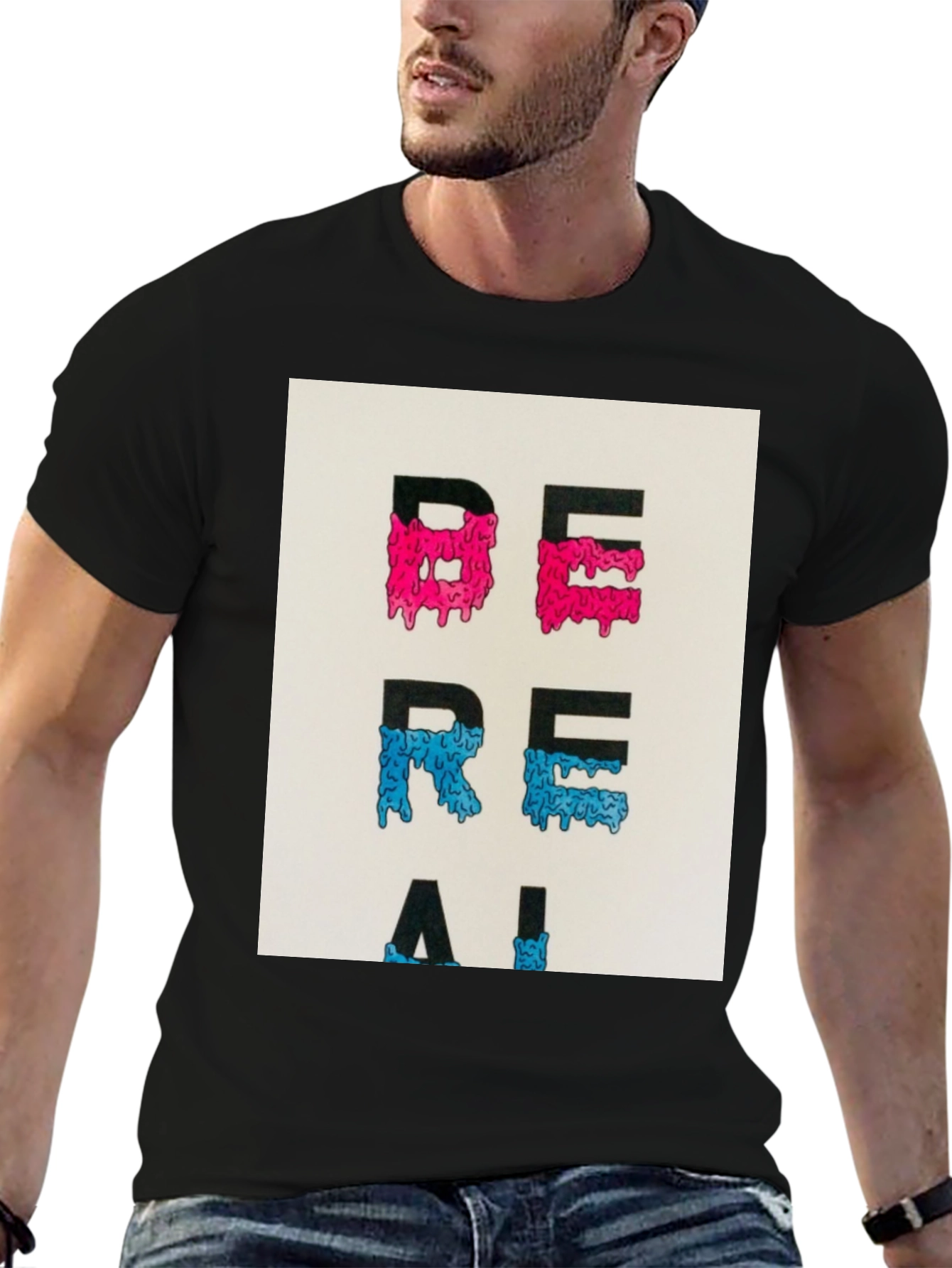 Be Real Graphic Tee - Trendy Casual Wear