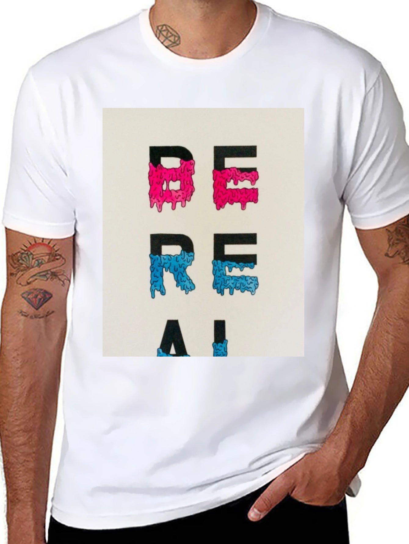 Be Real Graphic Tee - Trendy Casual Wear