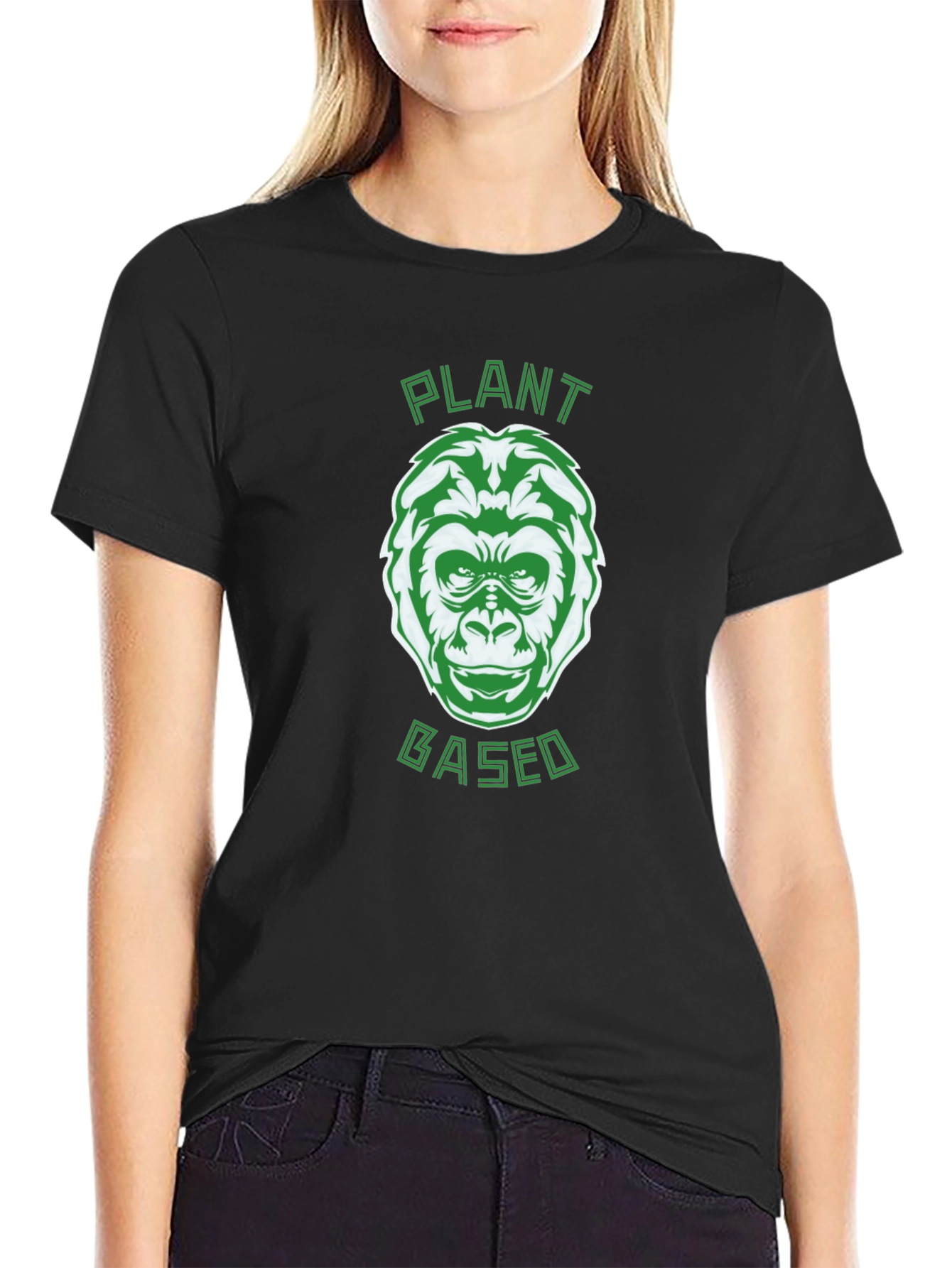 Plant Based Gorilla Graphic T-Shirt