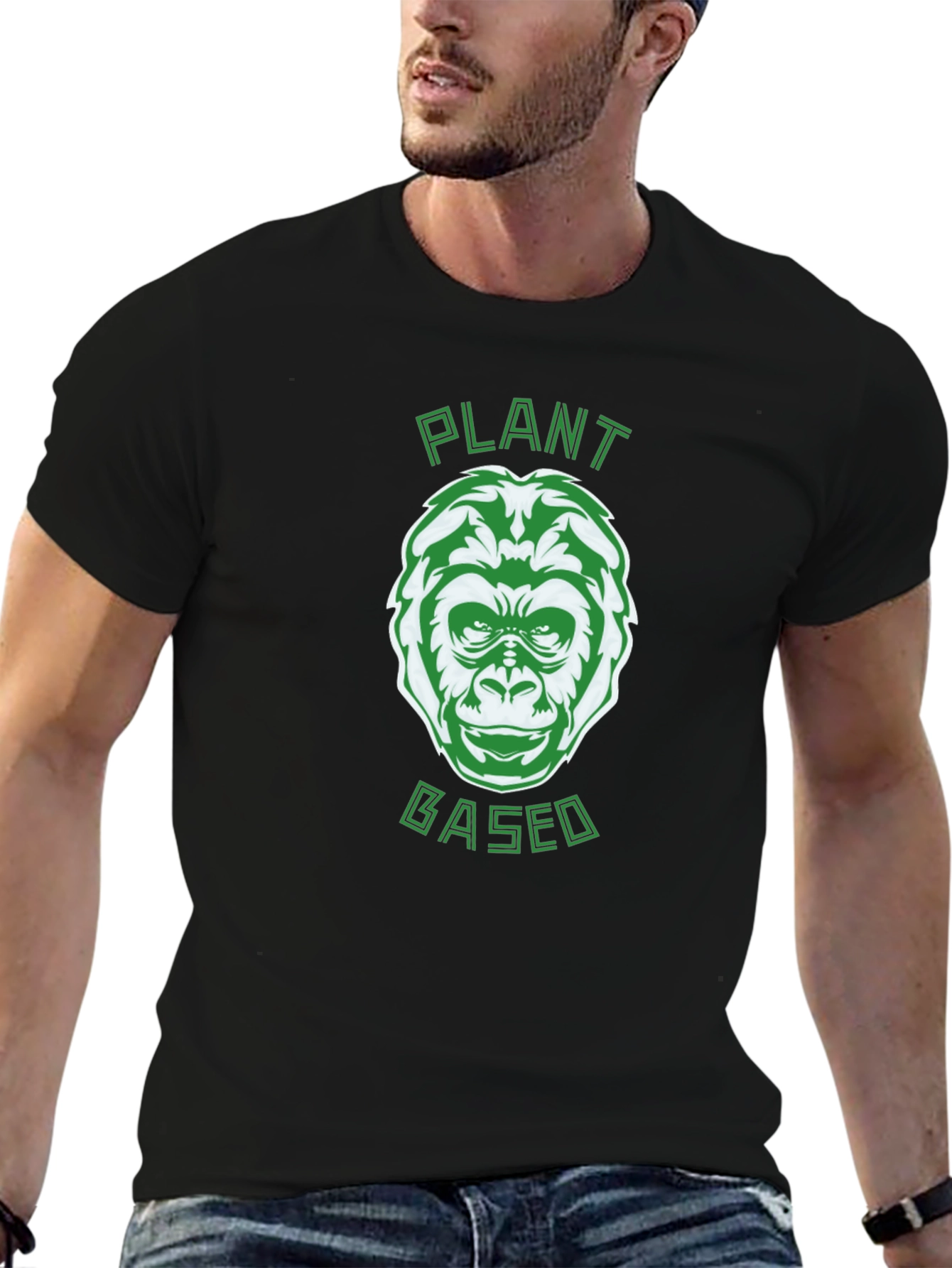 Plant Based Gorilla Graphic T-Shirt