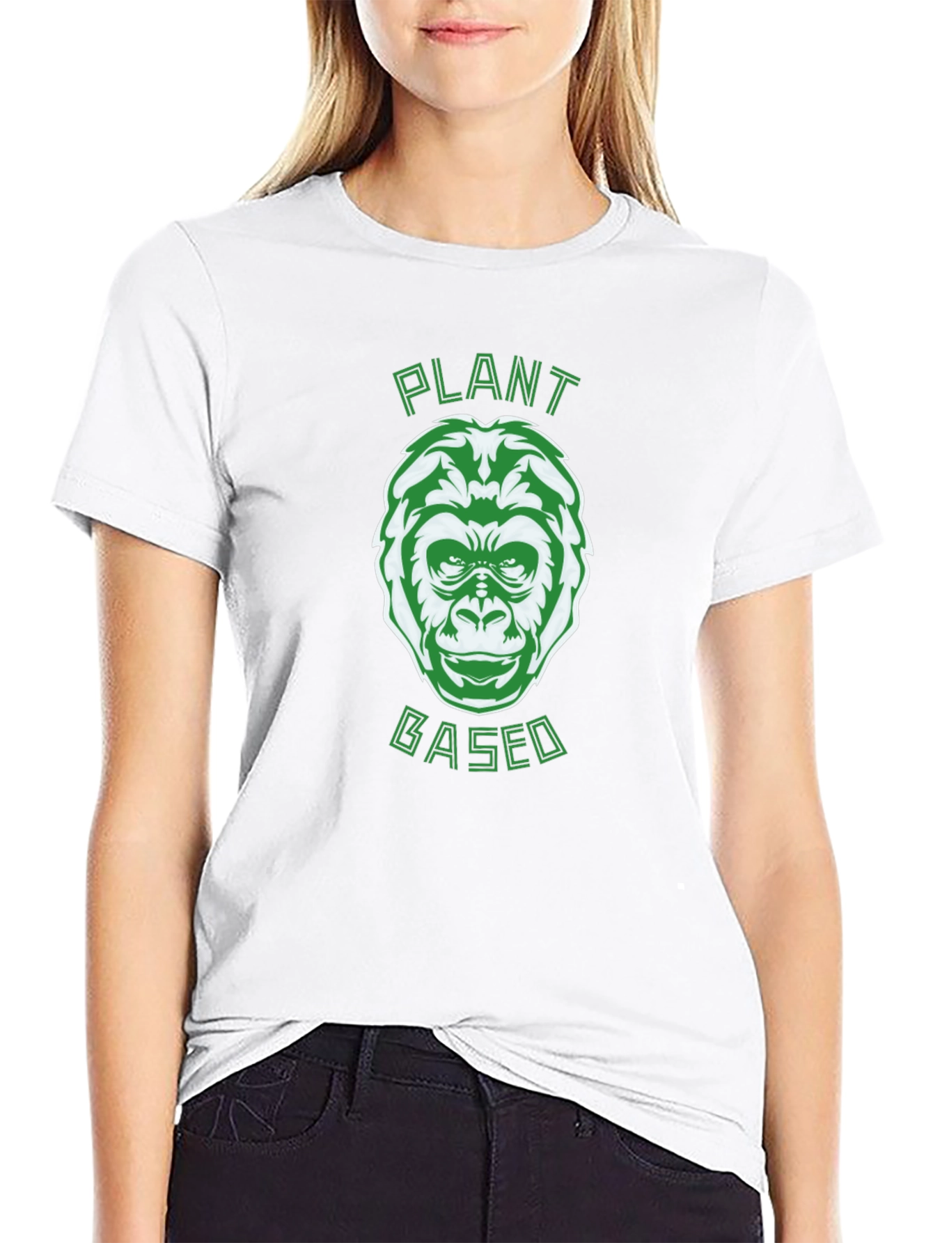 Plant Based Gorilla Graphic T-Shirt