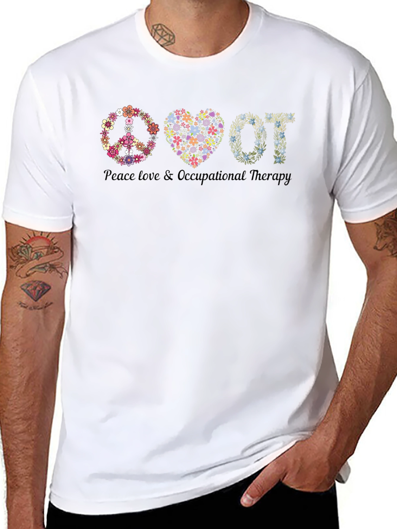 Peace Love Occupational Therapy T-Shirt