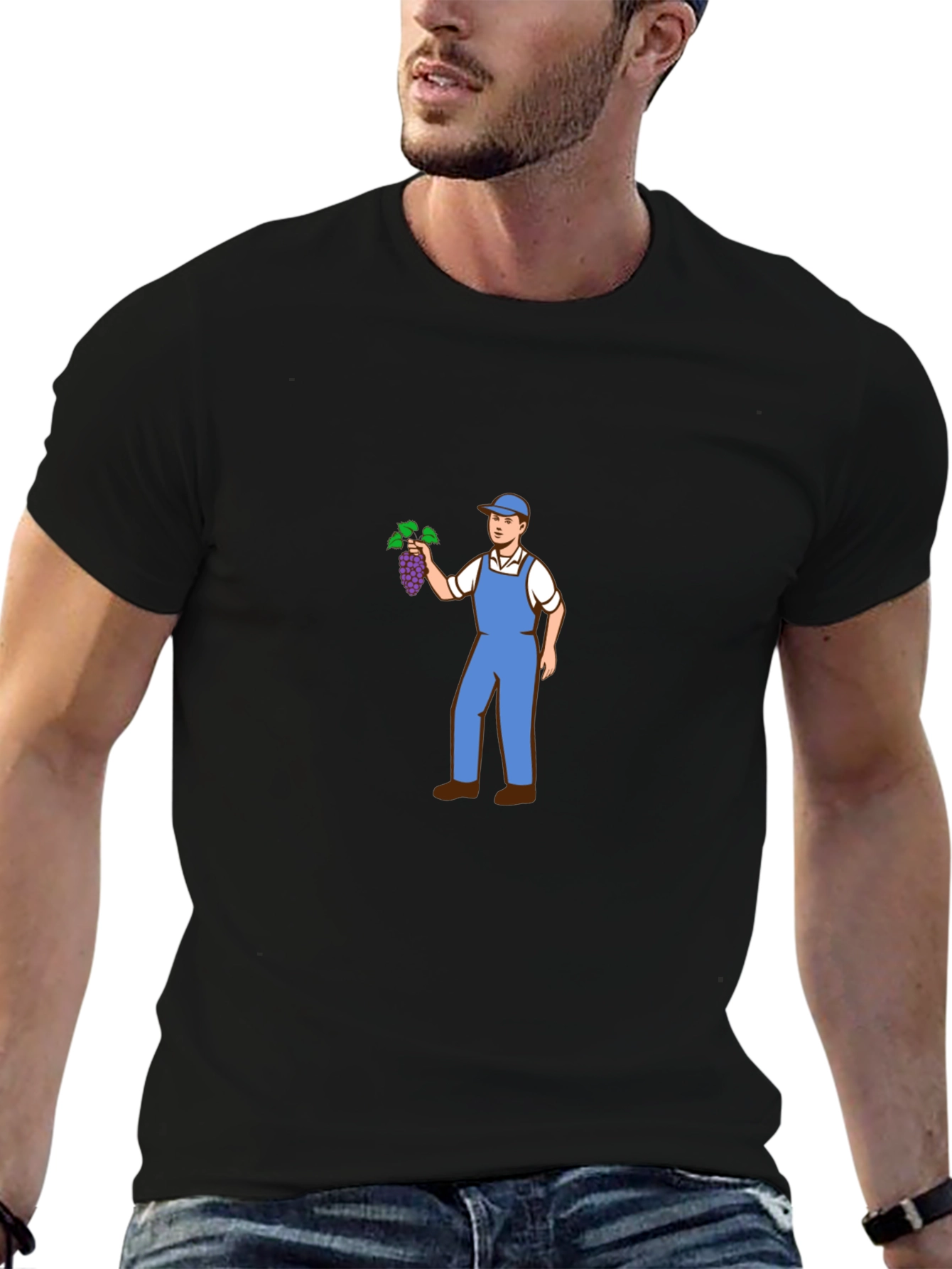 Grape Farmer Graphic T-Shirt
