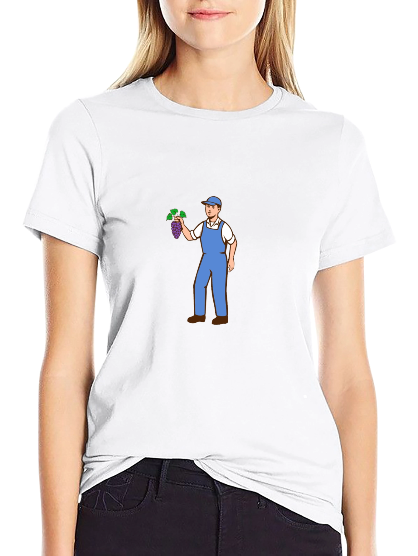 Grape Farmer Graphic T-Shirt